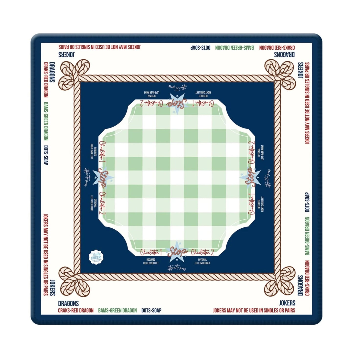 THE DAILY CHEER - LOVELY LASSO MAHJONG MAT