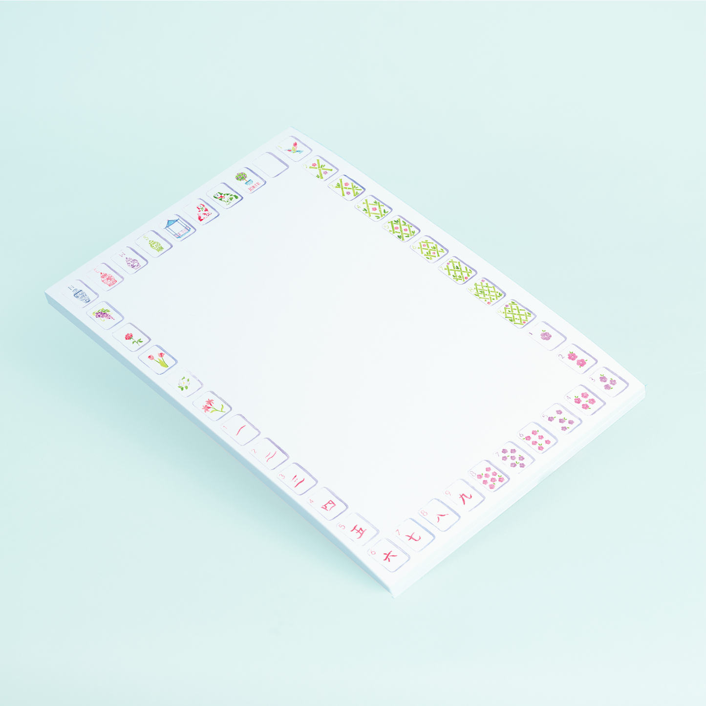 Mahjong Border Notepad