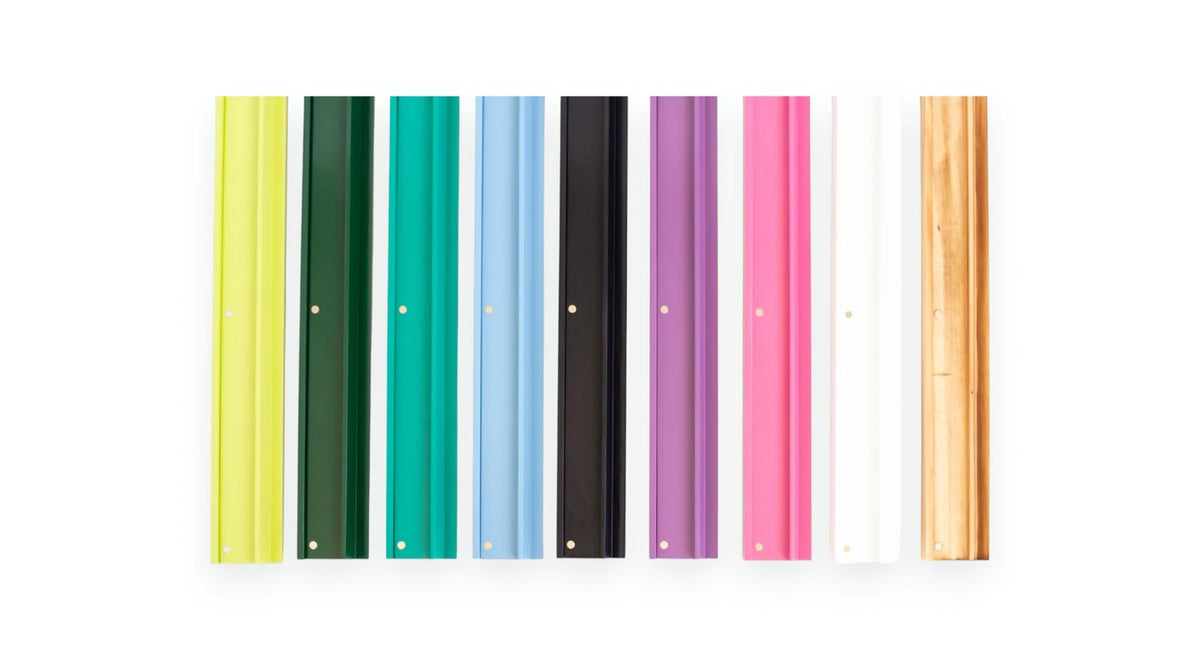PEACE LOVE MAHJONG Mahjong Racks & Pushers (Set of 4) CHARTREUSE