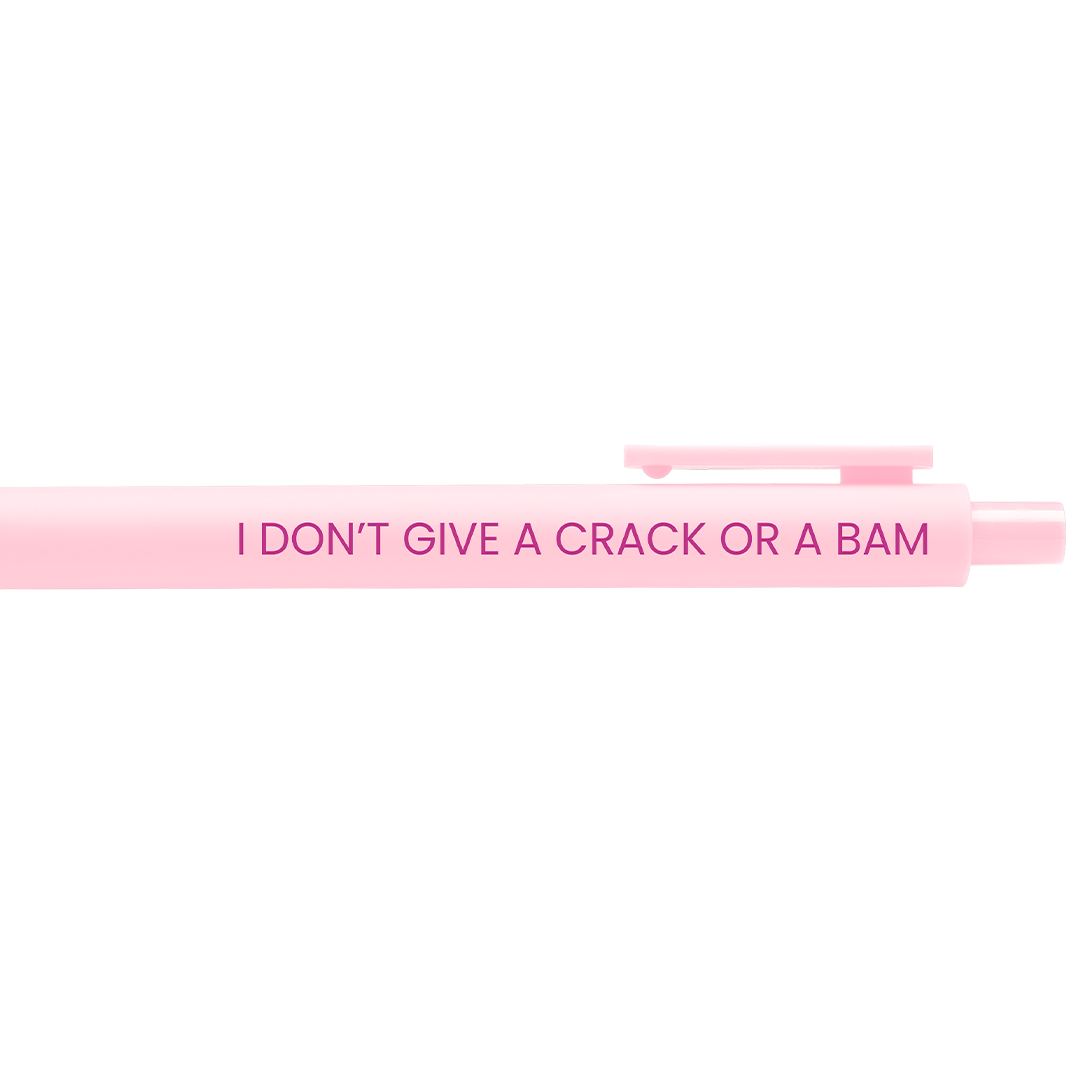 I Don't Give a Crack or a Bam, Mahjong, Gel Pen