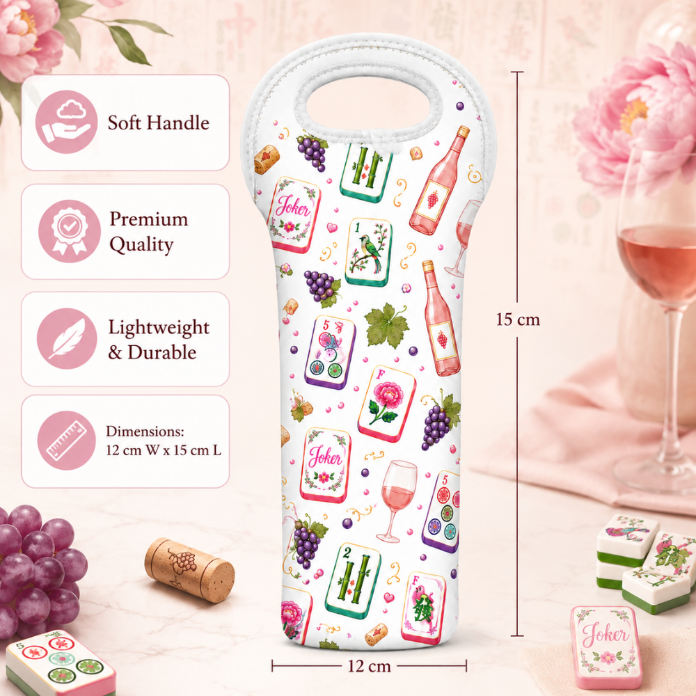 Mahj Wine Bottle Tote Bag