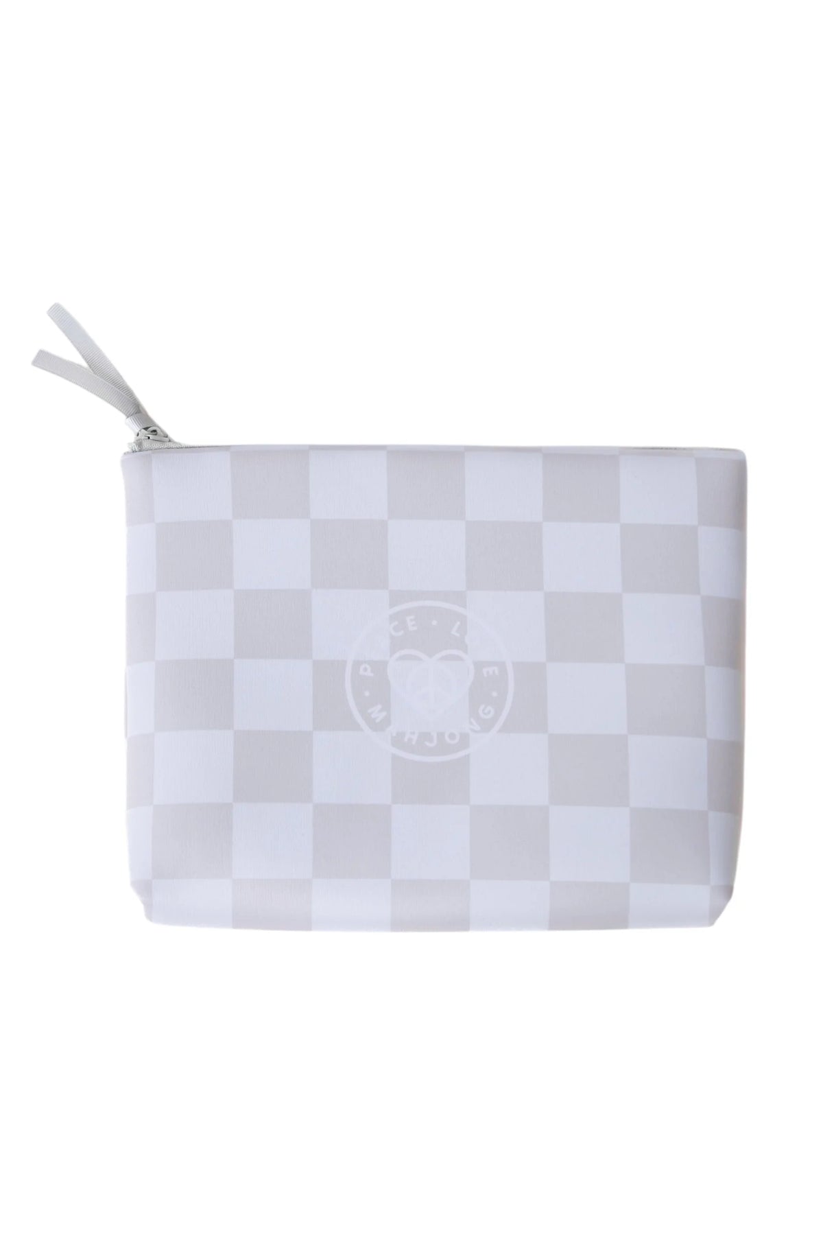 PEACE LOVE MAHJONG - Mod French Blue Mahjong Tiles + Tile Pouch + Dice