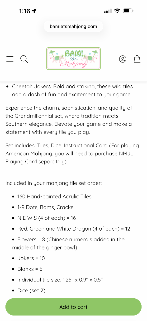 BAM LET'S MAHJONG GRANDMILLENIAL BUNDLE