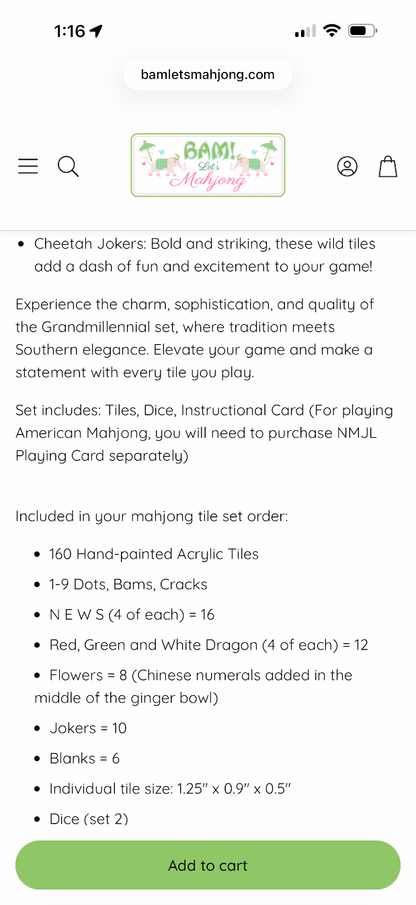 BAM LET'S MAHJONG GRANDMILLENIAL BUNDLE