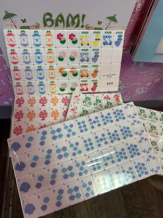 Bam Let's Mahjong Palm Royale Set