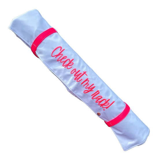 Rack Bag White and Neon