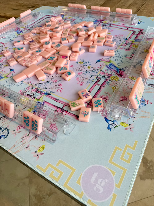 TAYLOR GRAY MAHJONG MAT - EMMA'S GARDEN