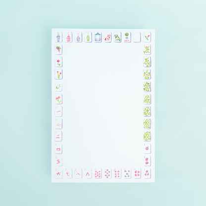 Mahjong Border Notepad