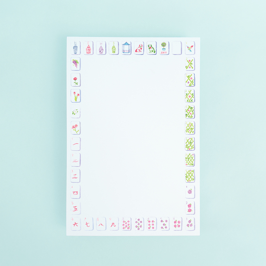 Mahjong Border Notepad