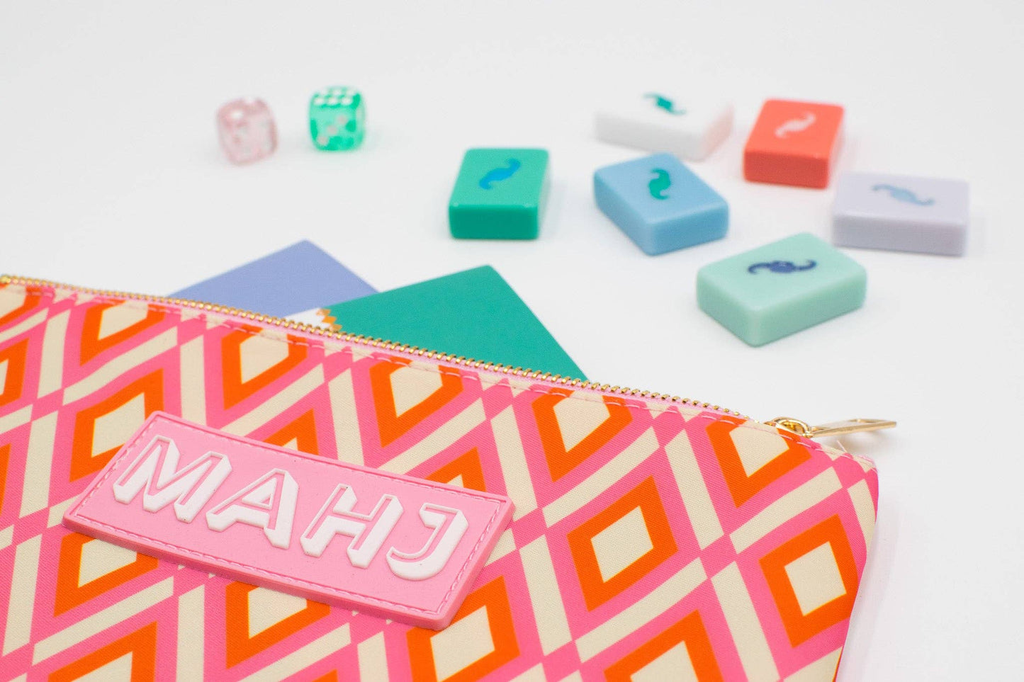 Premium Mahjong Card & Accessory Bag