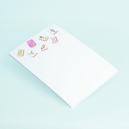 Mahjong Tiles Notepad