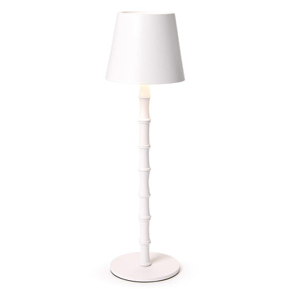 WHITE BAMBOO TABLE LAMP