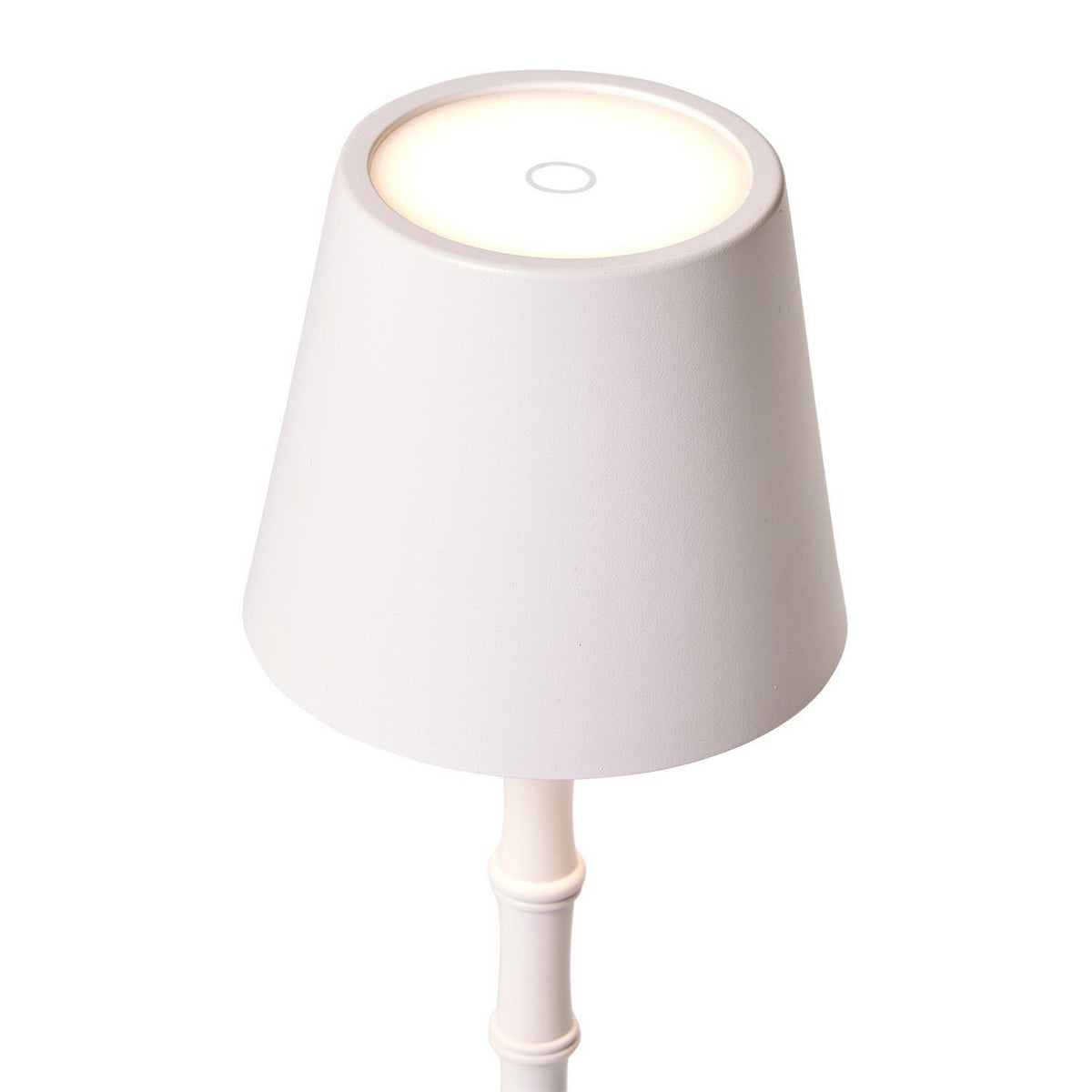 WHITE BAMBOO TABLE LAMP