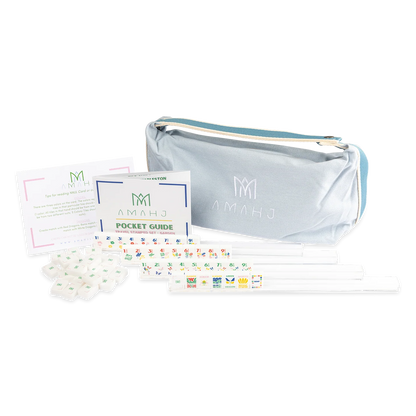 AMAHJ LINE TRAVEL GARDEN SET (INCLUDES TILES, MAT AND BAG)
