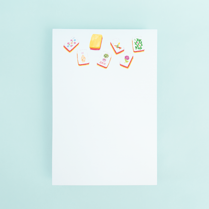 Sunset Mahjong Tiles Notepad
