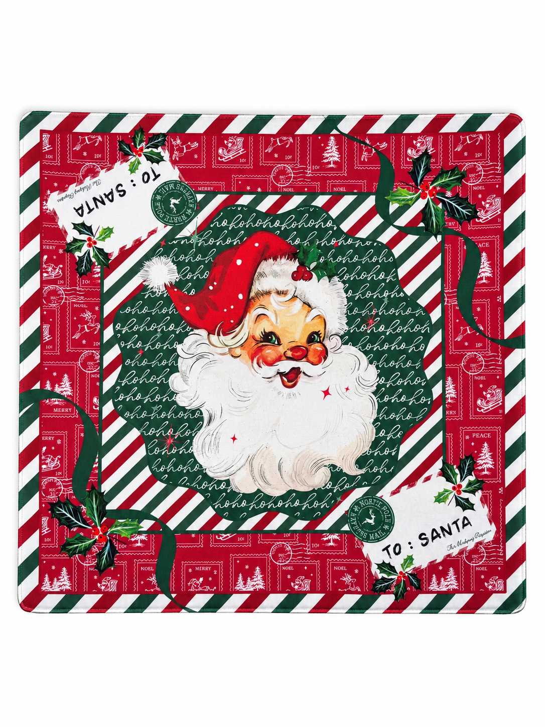 Letters to Santa 33"x33" Premium Mahjong Mat