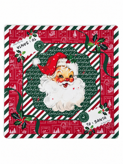 Letters to Santa 33"x33" Premium Mahjong Mat
