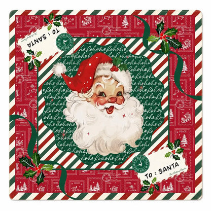 Letters to Santa 33"x33" Premium Mahjong Mat