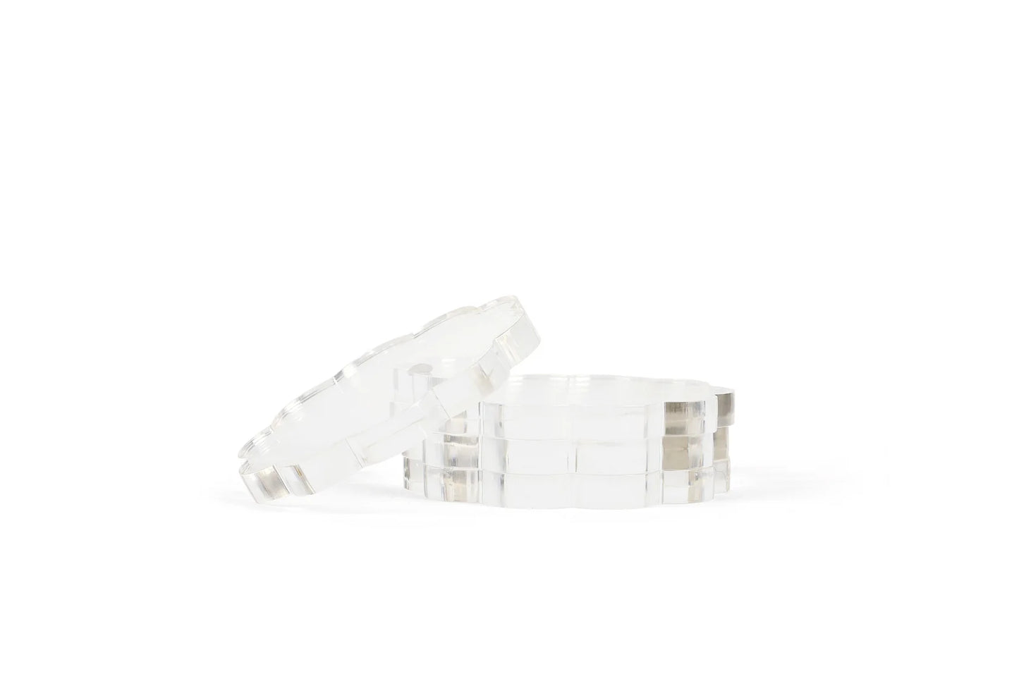 Scallop Coaster-CLEAR