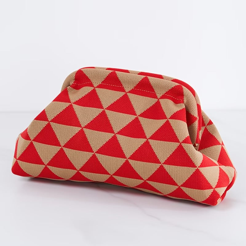 Woven Mahjong Tile Bag/Clutch