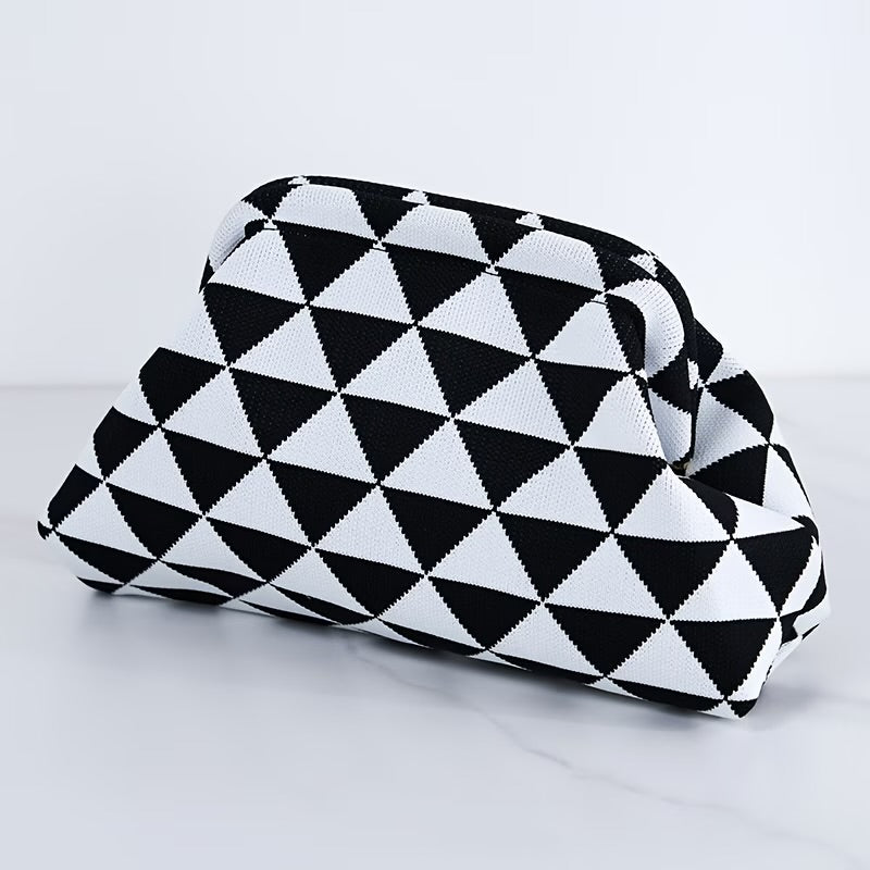 Woven Mahjong Tile Bag/Clutch