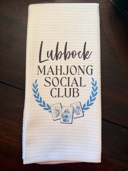 Lubbock Mahjong Social Club Towel