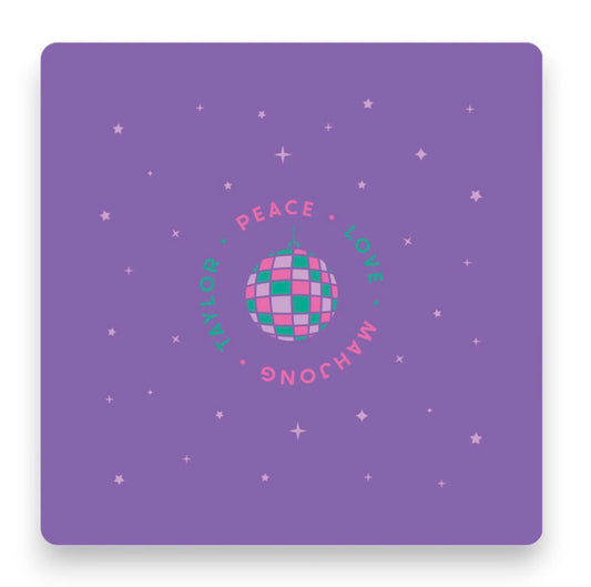 Icons Midnight Mat - Peace Love Mahjong