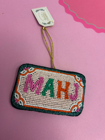 BEADED MAHJ ORNAMENT