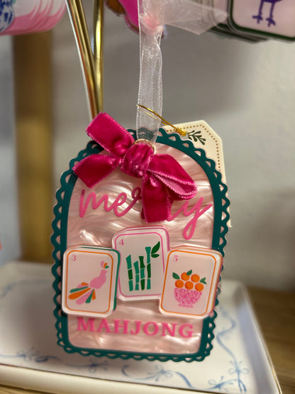 ACRYLIC MAHJONG ORNAMENT