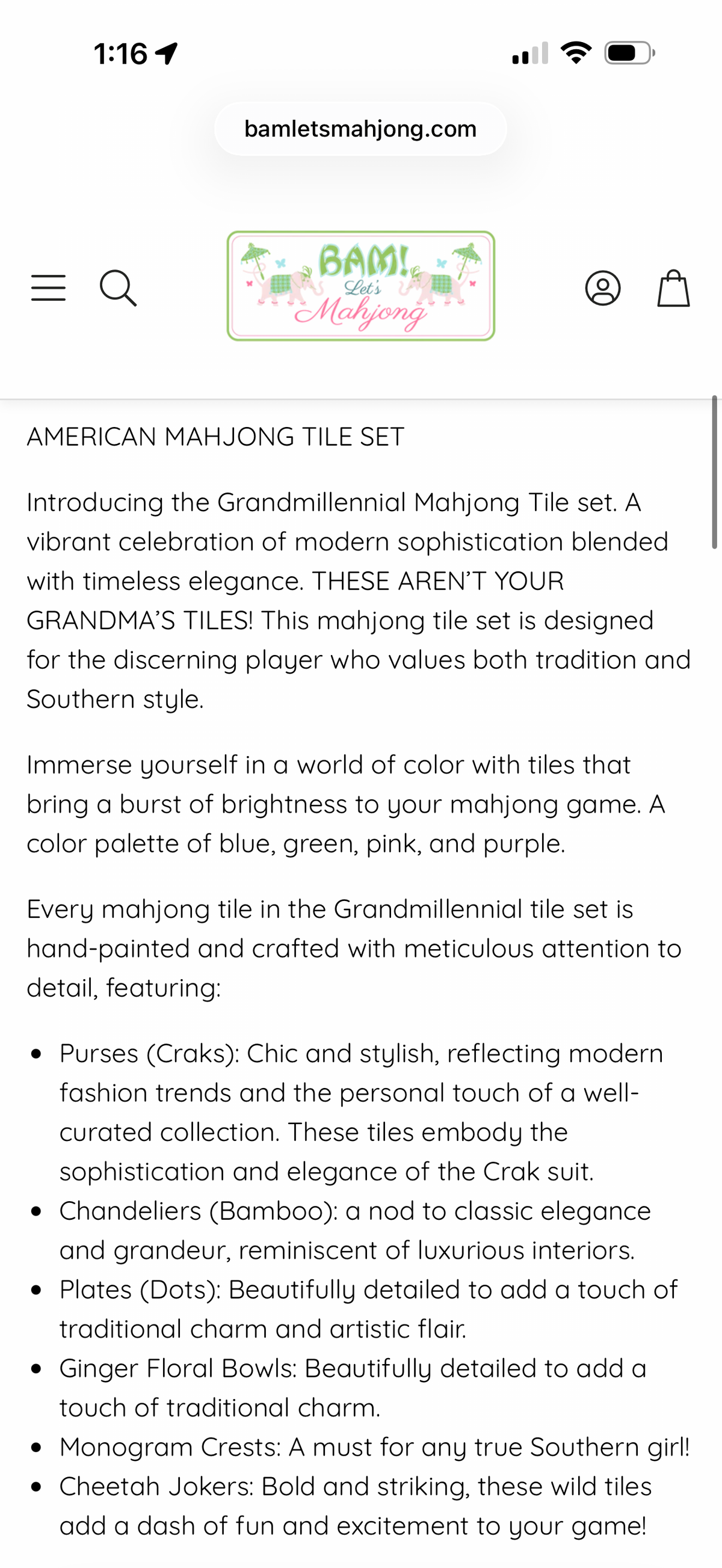 BAM LET'S MAHJONG GRANDMILLENIAL BUNDLE