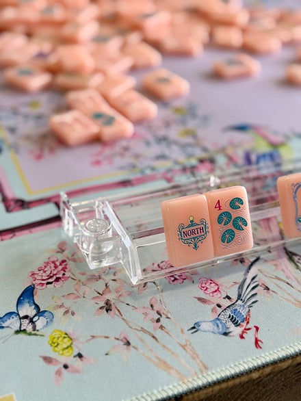 Taylor Gray Mahjong Mat - Emma's Garden