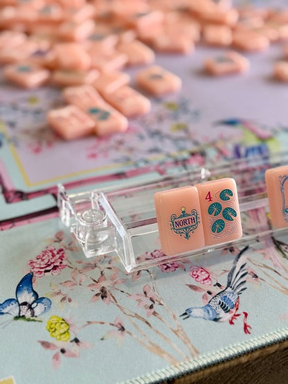 Taylor Gray Mahjong Mat - Emma's Garden