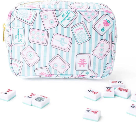 Rectangle Mahjong Striped Bag