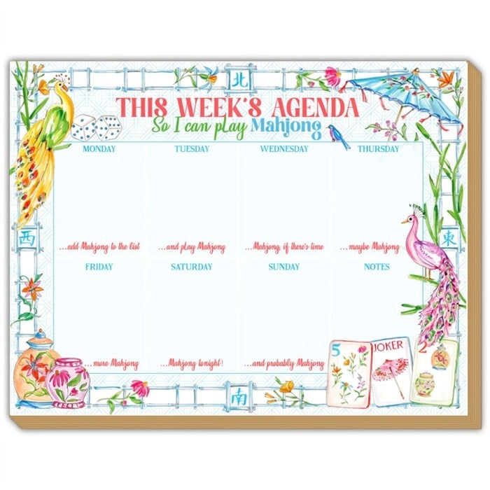 Get Done This Week So I Can Play Mahjong Luxe Planner