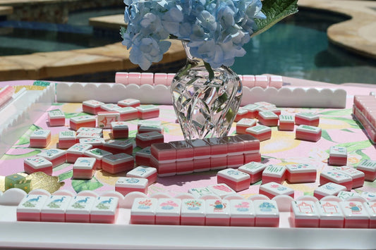 May Mahjong Spill The Tea-Hibiscus Tile Set