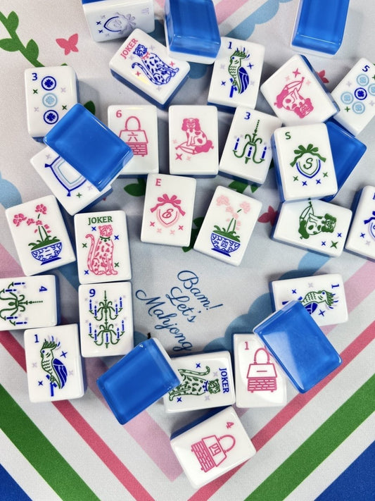 Bam Let's Mahjong Grandmillenial Bundle Blue