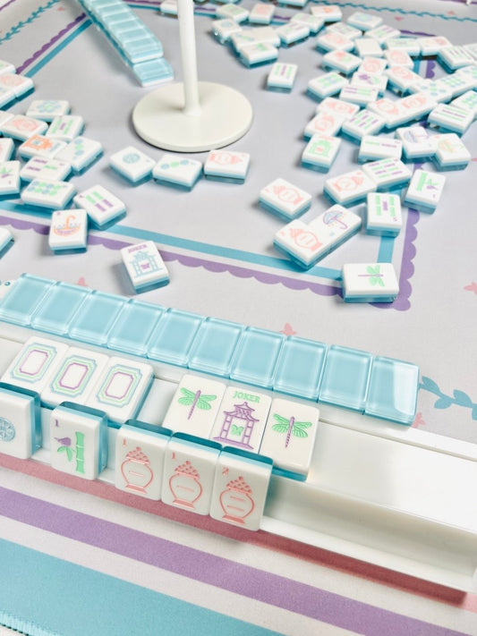 Bam Let's Mahjong Garden Party Bundle Sky Blue