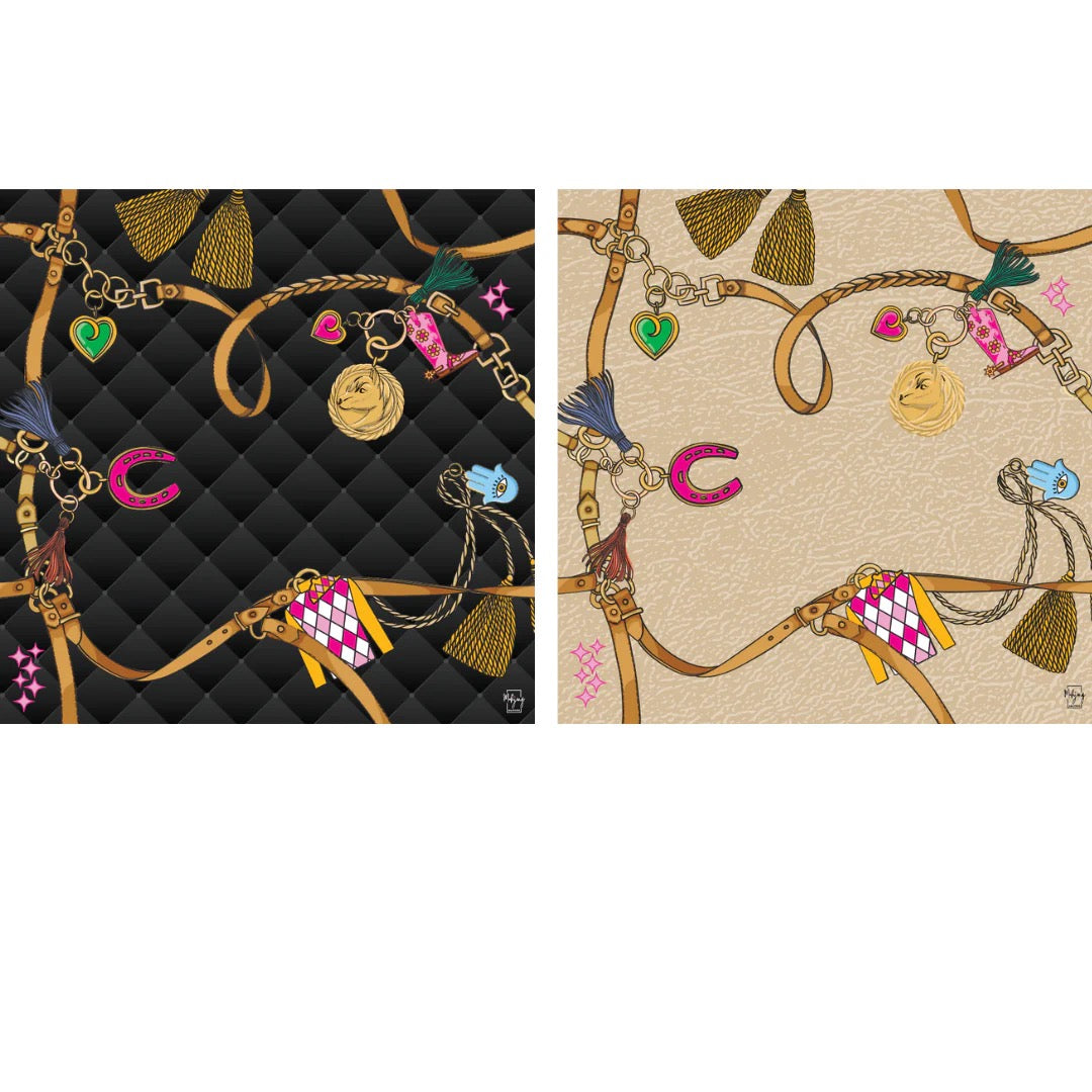 DOUBLE-SIDED MAT | Double the Fun/YEAR OF THE HORSE MAT - PLEATED