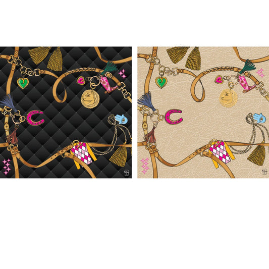 DOUBLE-SIDED MAT | Double the Fun/YEAR OF THE HORSE MAT - PLEATED