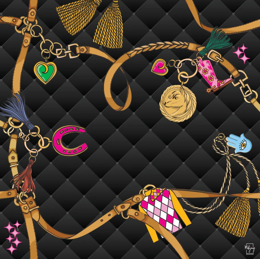 DOUBLE-SIDED MAT | Double the Fun/YEAR OF THE HORSE MAT - PLEATED