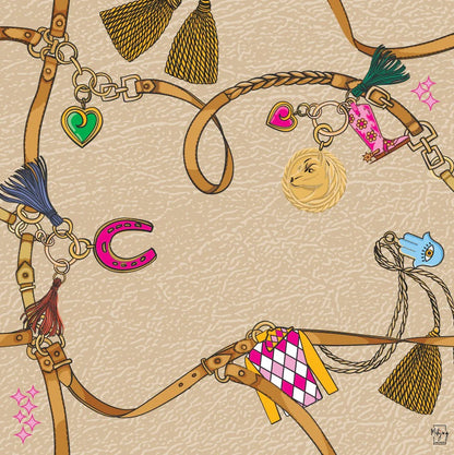 DOUBLE-SIDED MAT | Double the Fun/YEAR OF THE HORSE MAT - PLEATED