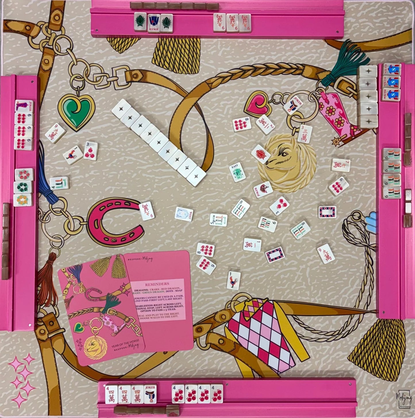 DOUBLE-SIDED MAT | Double the Fun/YEAR OF THE HORSE MAT - PLEATED