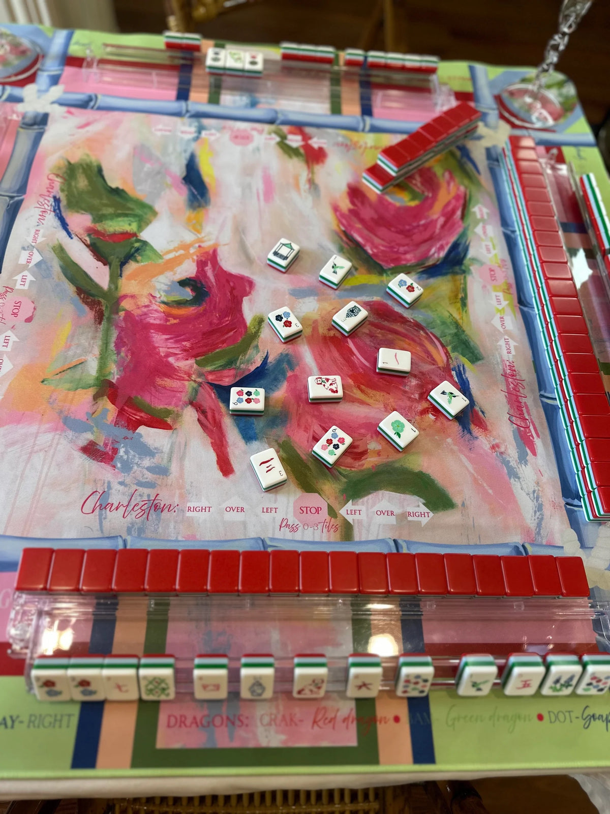 Mahjong Moxie In Bloom Mat