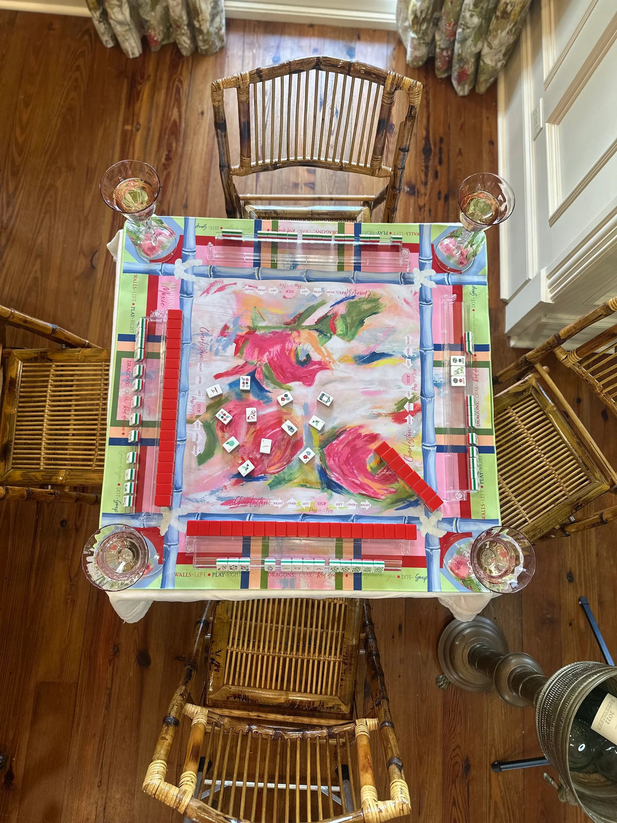 Mahjong Moxie In Bloom Mat