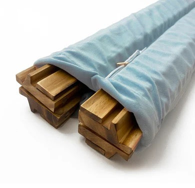 Light Blue Rack Bag Peace Love Mahjong