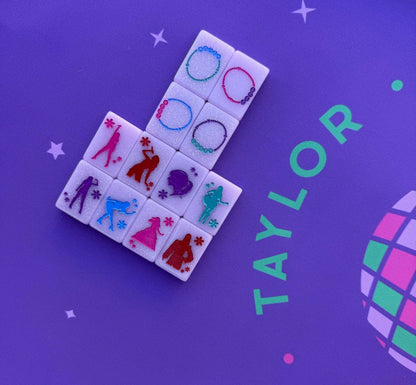Taylor's Tiles Mahjong Tiles w/Neoprene Tile Bag