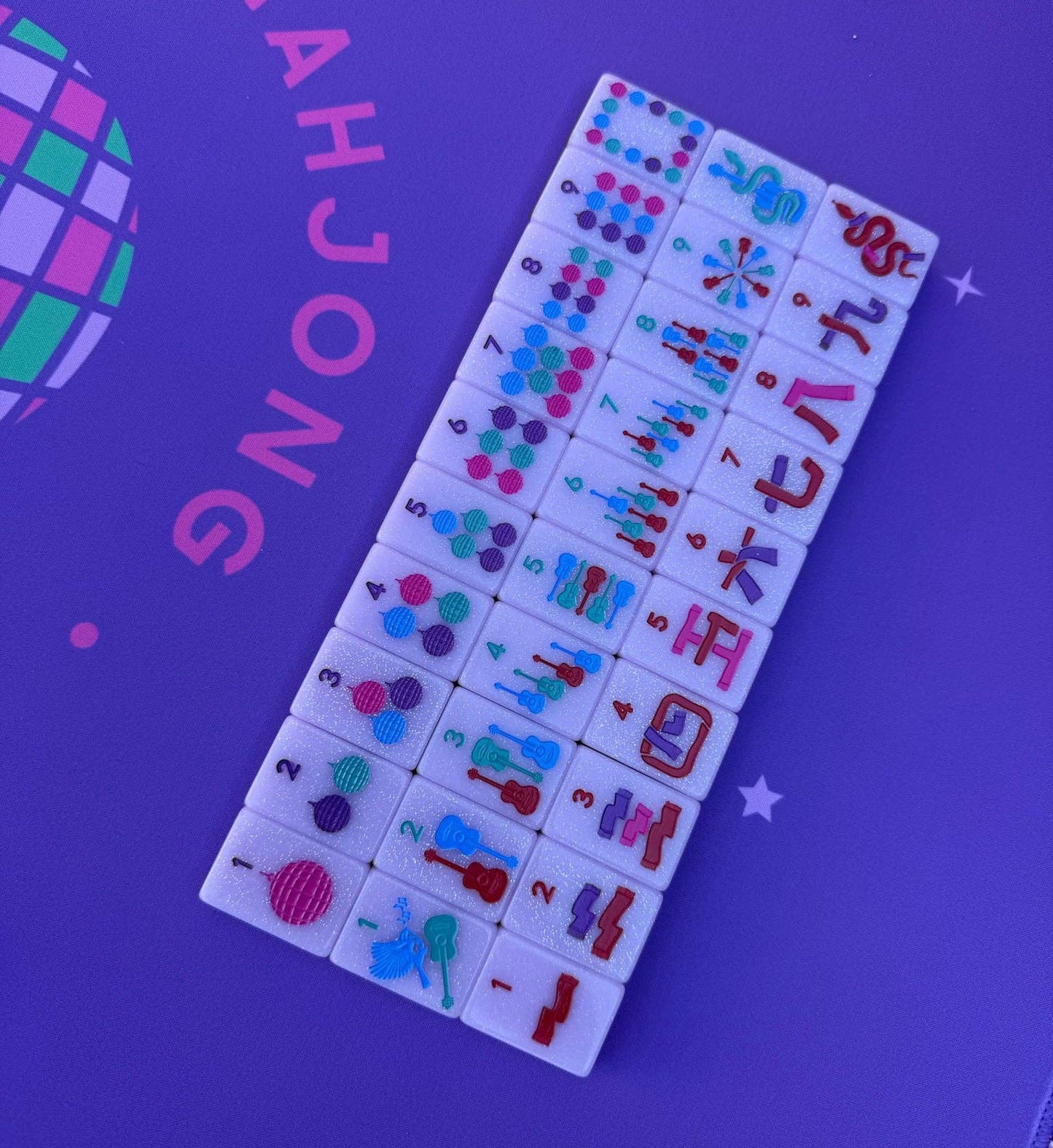 Taylor's Tiles Mahjong Tiles w/Neoprene Tile Bag
