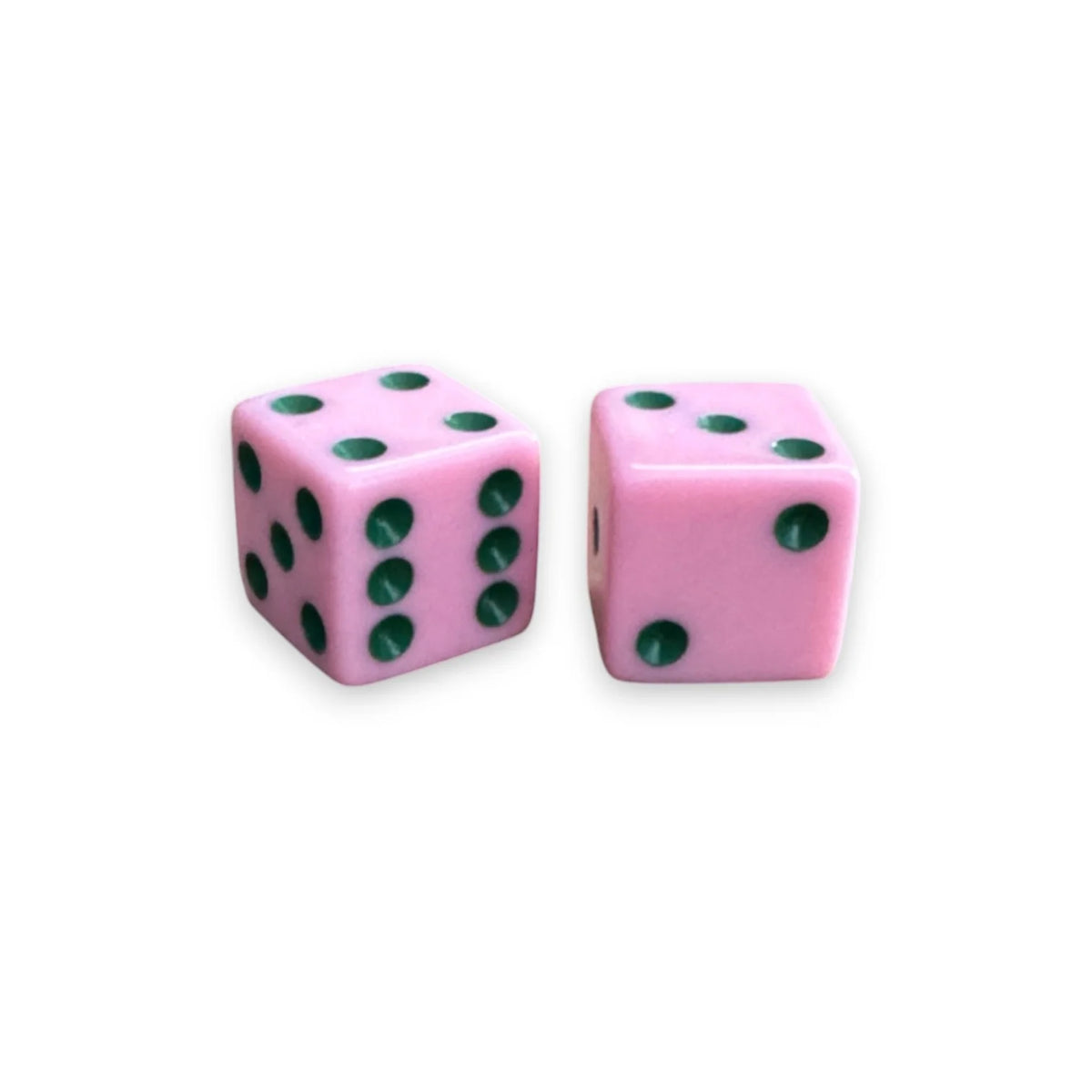 PEACE LOVE MAHJONG LIGHT PINK WITH DARK GREEN