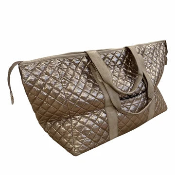 BESPOKE Patch Perfect Quilted Tote - Brushed Gold