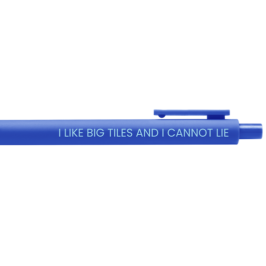 I Like Big Tiles and I Cannot Lie, Mahjong, Gel Pen